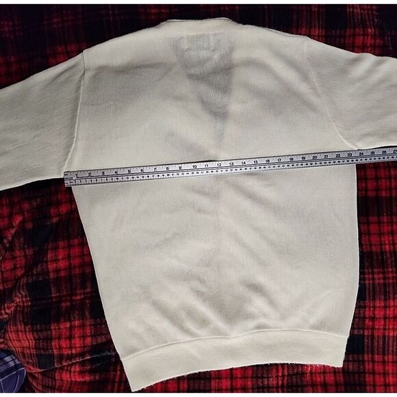 Vintage Steeple Chase Tan V Neck Orlon Cardigan Sweater‎ Made In USA Men's Large - Picture 14 of 16